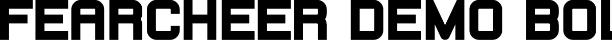 Fearcheer Demo Bold