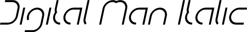 Digital Man Italic