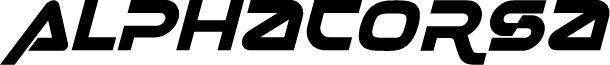 Alphacorsa Personal Use Italic