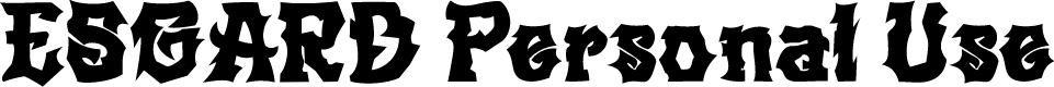 ESGARD Personal Use
