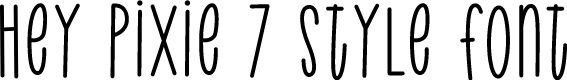 HeyPixieBold_PERSONALUSE