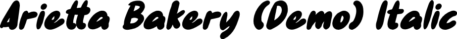 Arietta Bakery (Demo) Italic