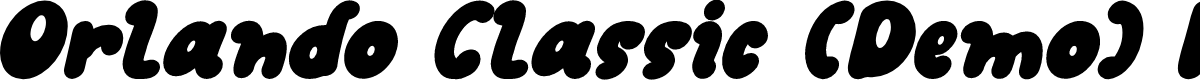 Orlando Classic (Demo) Italic