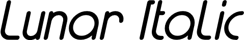 Lunar Italic
