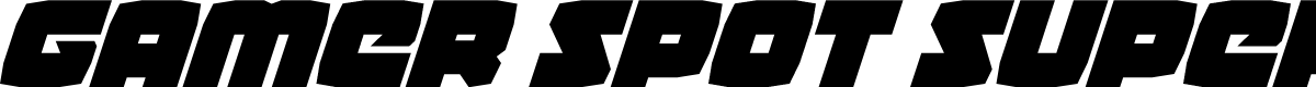 Gamer Spot Super-Italic