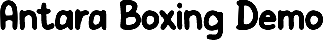 Antara Boxing Demo
