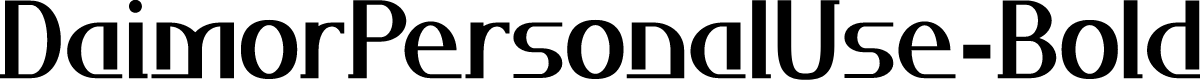 DaimorPersonalUse-Bold