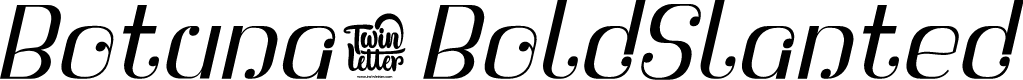 Botuna-BoldSlanted
