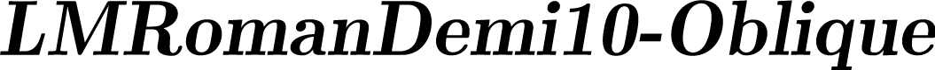 LMRomanDemi10-Oblique