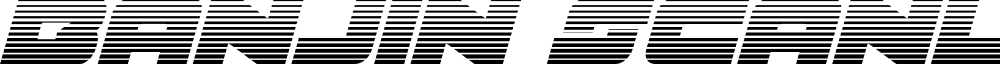 Banjin Scanlines Italic