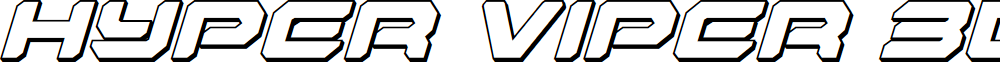 Hyper Viper 3D Italic