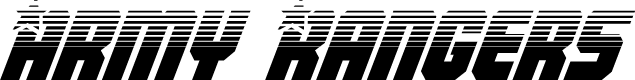 Army Rangers Half-Tone Italic