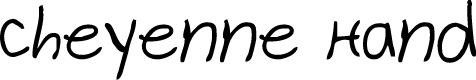 Cheyenne Hand Bold