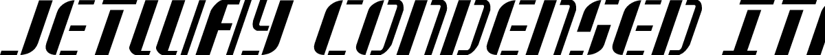 Jetway Condensed Italic