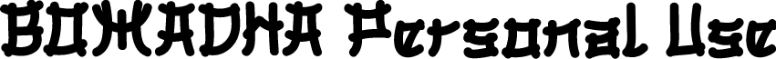 BOMADHA Personal Use