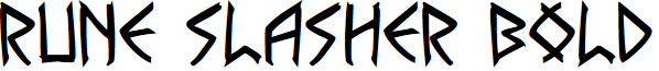 Rune Slasher Bold