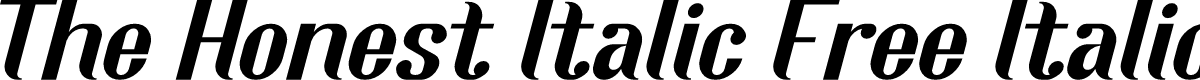 The Honest Italic Free Italic