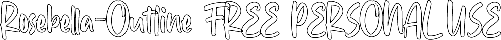 Rosebella-Outline FREE PERSONAL USE