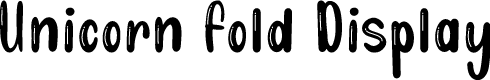 Unicorn Fold Display - Personal