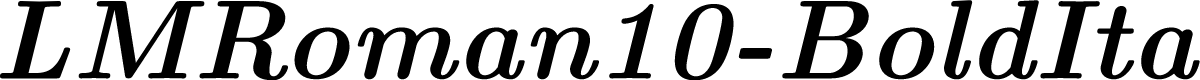 LMRoman10-BoldItalic