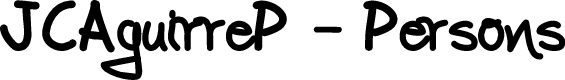 JCAguirreP - Persons