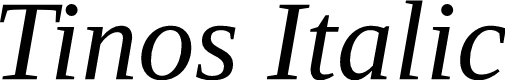 Tinos Italic