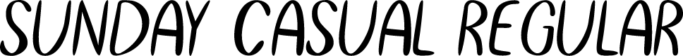 Sunday Casual Font - Free Download