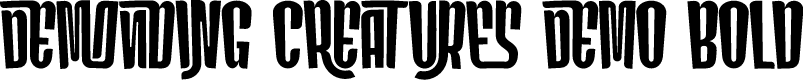 DEMANDING CREATURES DEMO BOLD