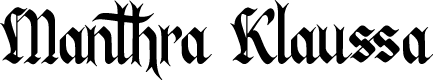 Manthra Klaussa
