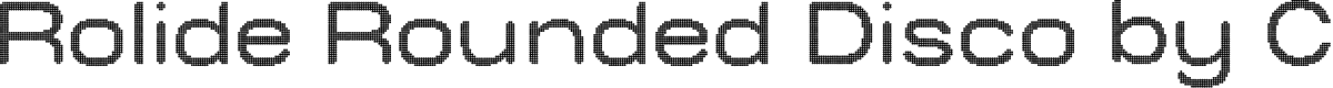 RolideRoundedDisco-Regular Demo