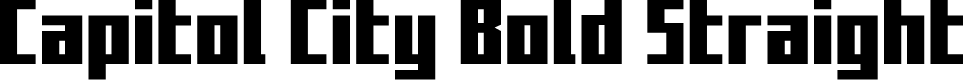 Capitol City Bold Straight