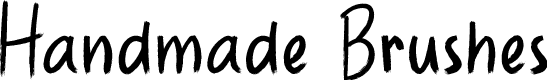 Handmade Brushes Casual Paint