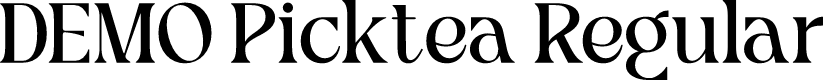 DEMO Picktea Regular