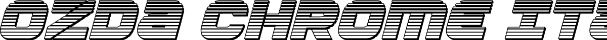 Ozda Chrome Italic