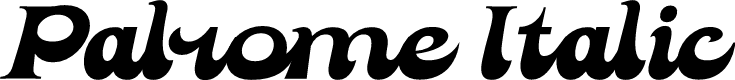 Palrome Italic