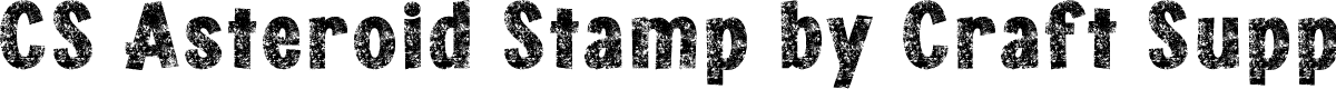CSAsteroidStamp-Regular Demo