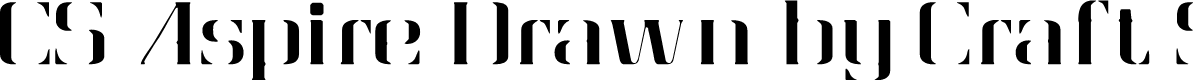 CSAspireDrawn-Regular Demo