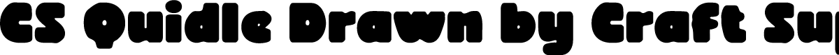 CSQuidleDrawn-Regular Demo