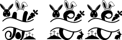 Holy Easter Monogram