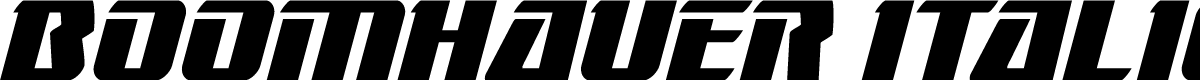Boomhauer Italic