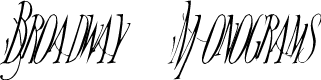Broadway Monograms Plain