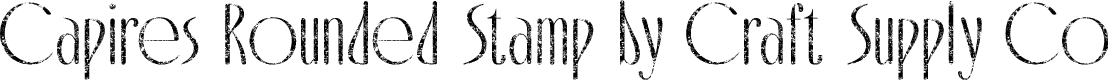 CapiresRoundedStamp-Regular Demo