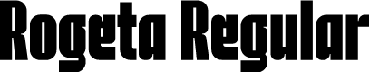 Rogeta Regular
