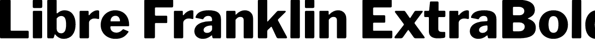 Libre Franklin ExtraBold