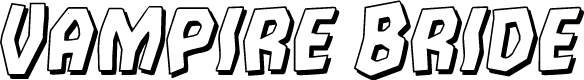 Vampire Bride Shadow Italic