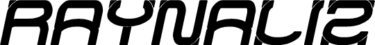 RAYNALIZ Bold Italic
