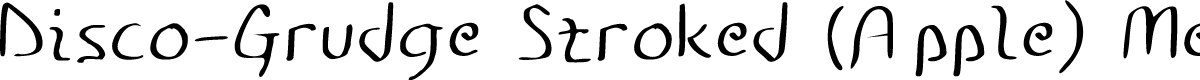 Disco-Grudge Stroked (Apple) Medium