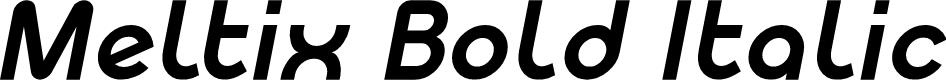 Meltix Bold Italic Demo