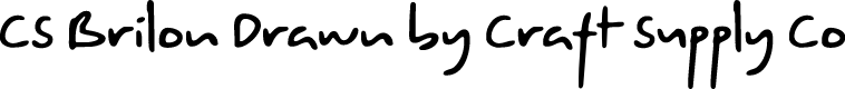 CSBrilonDrawn-Regular Demo