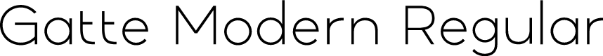 Gatte Modern Regular